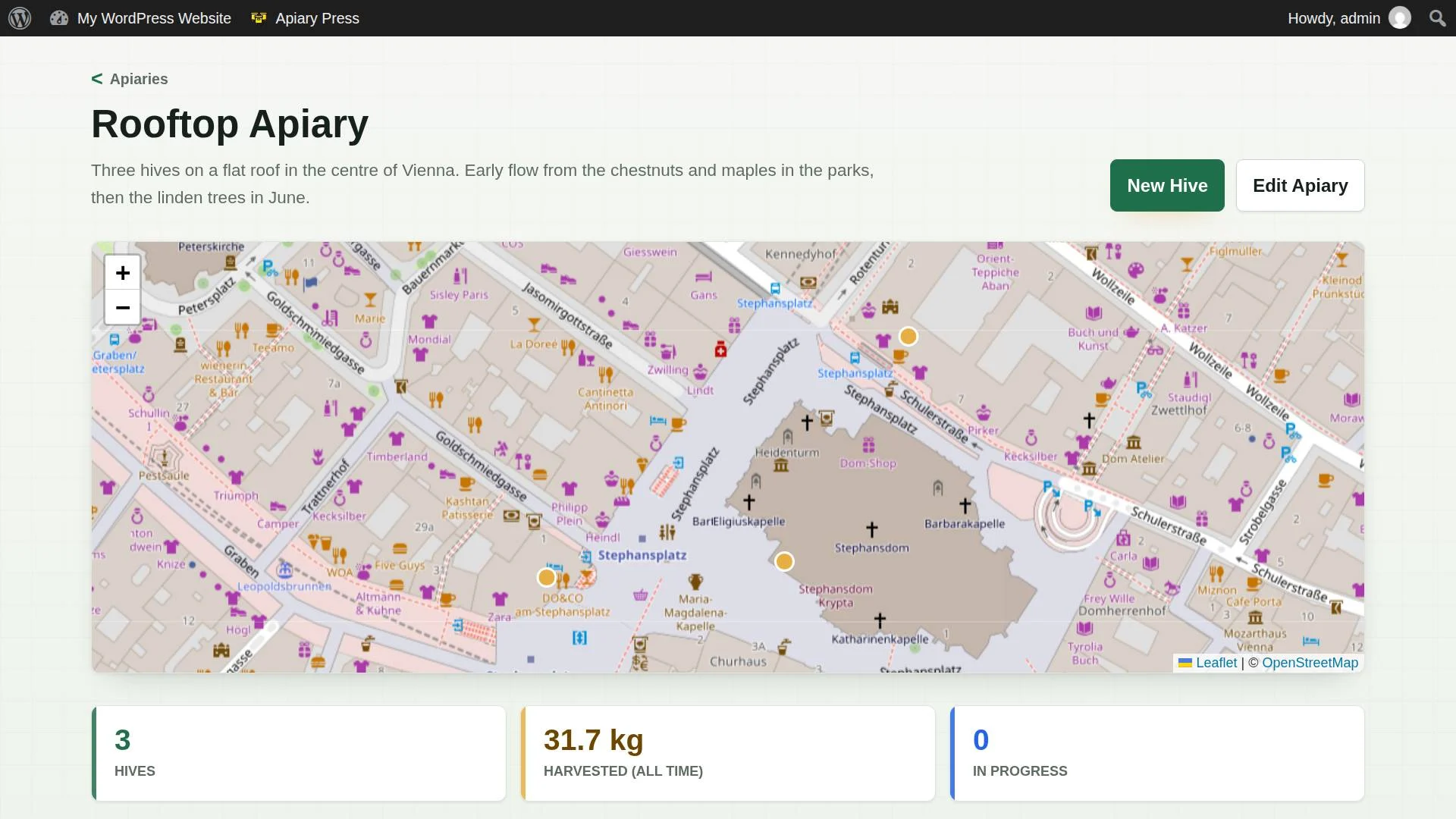 Apiary Press screenshot