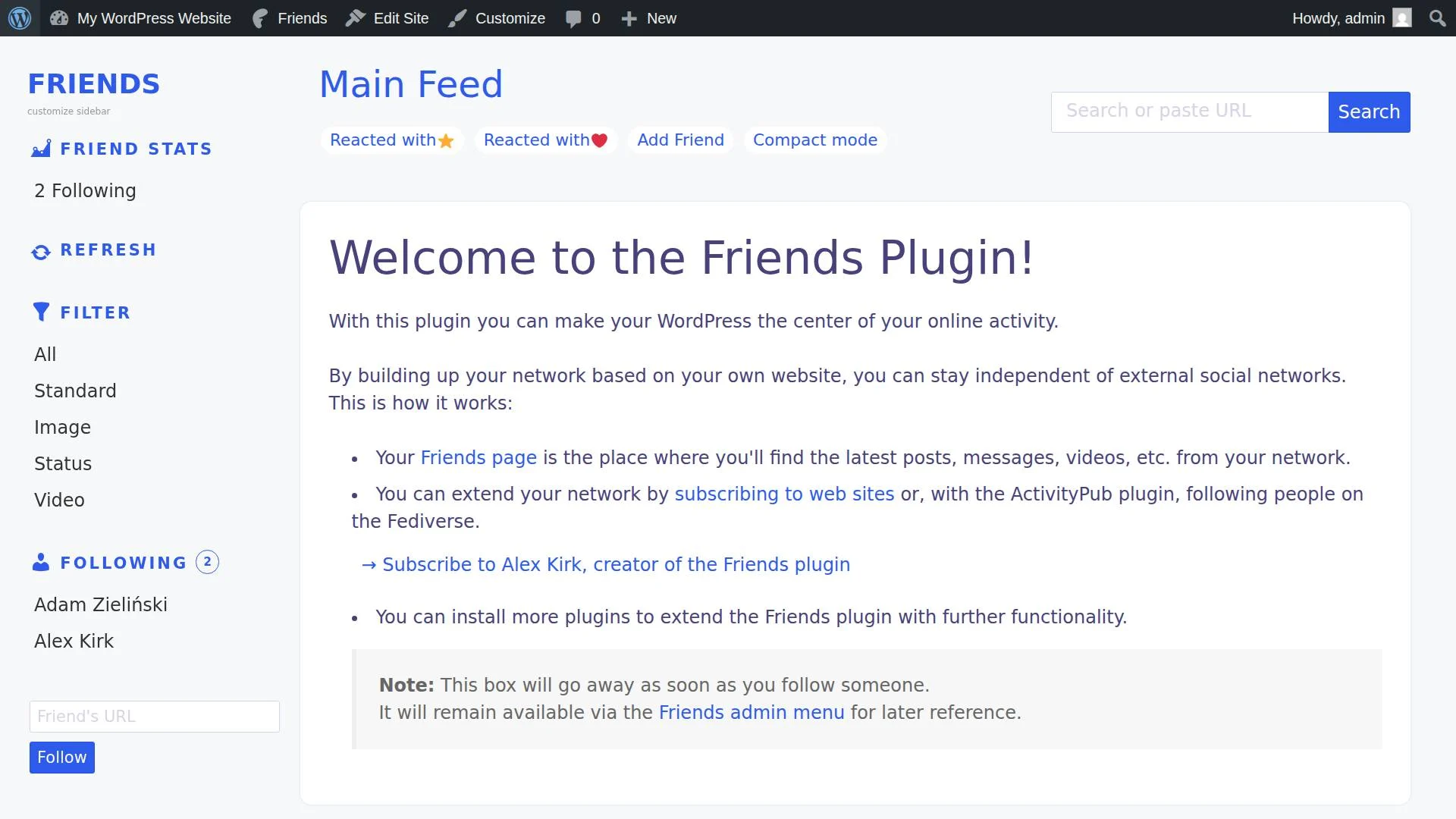 RSS Reader screenshot